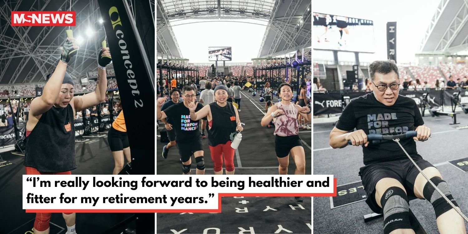 63-Year-old couple in s’pore conquers hyrox in under 2 hours, they trained thrice weekly