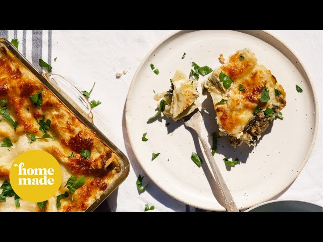 Flavorful White Lasagna with American Lamb and Spinach Recipe | Easy Comfort Food