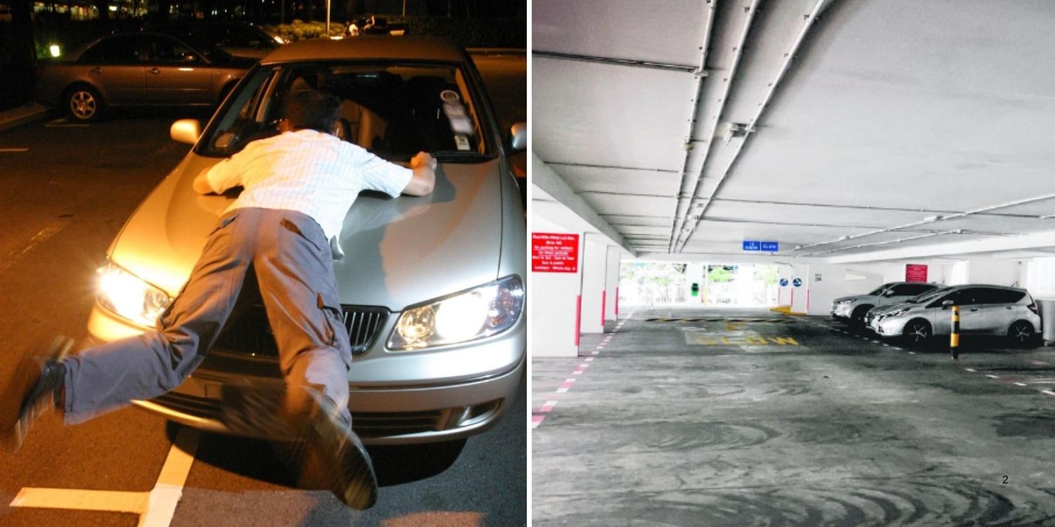 Man catches wife and lover naked inside car! When he tries to block their escape, they... 😱​