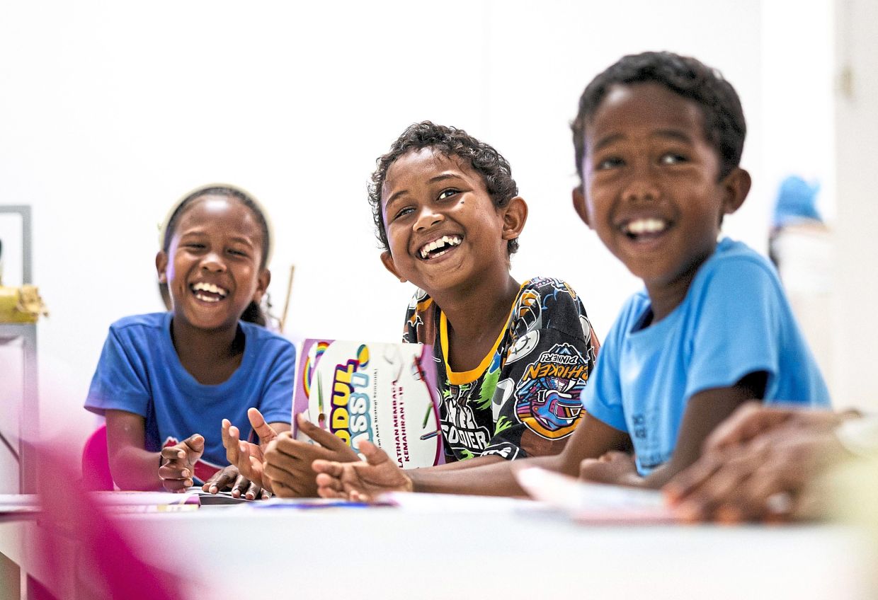 ABCs for village kids in heart of Gerik rainforest