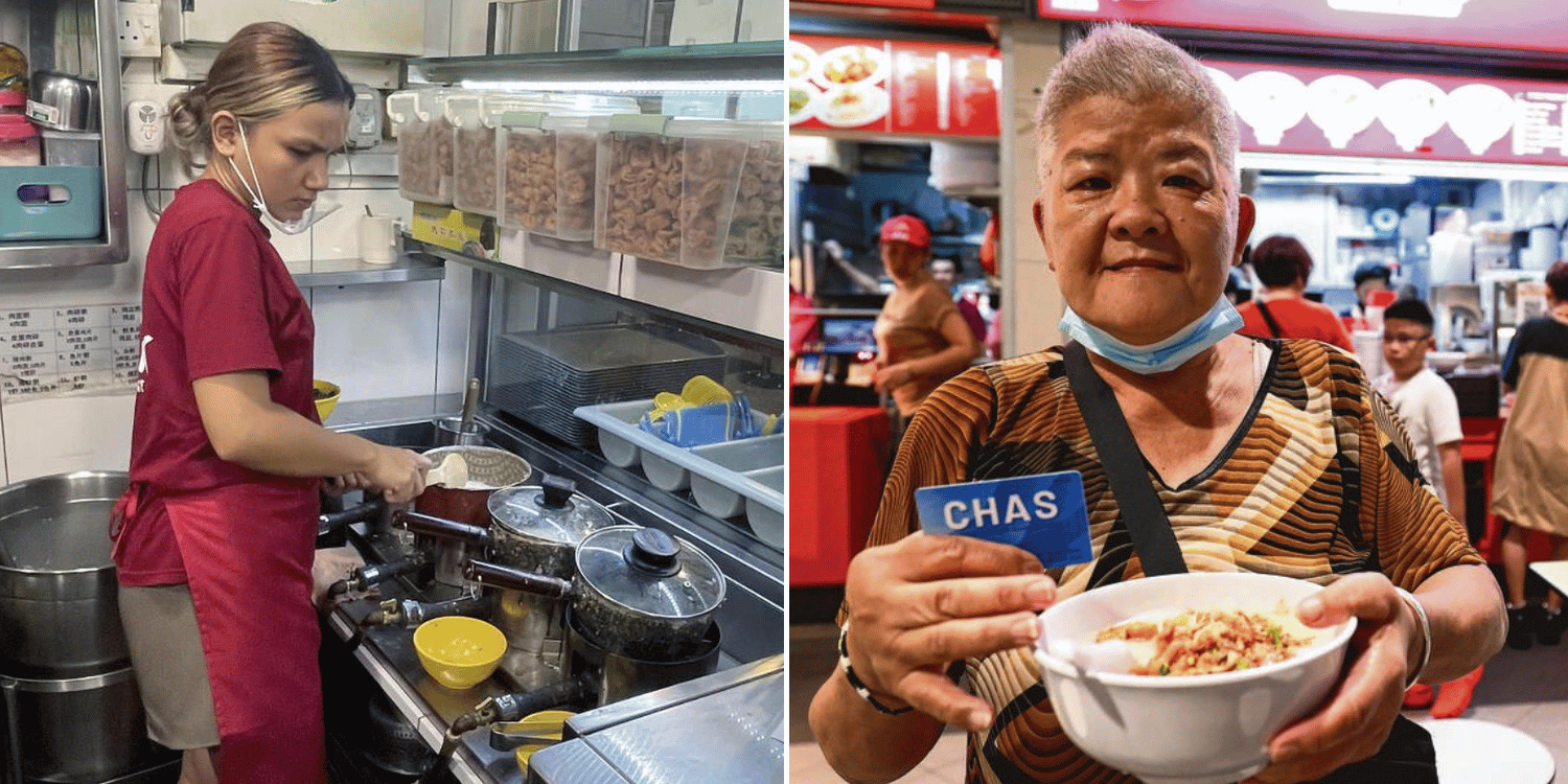 Ex-presidential bodyguard gives out 500 free bowls of porridge monthly to CHAS cardholders