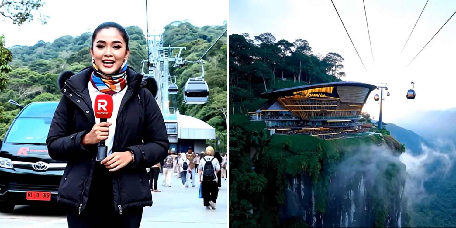 Elderly couple travels from KL to perak for fake cable car after being misled by ai-generated video