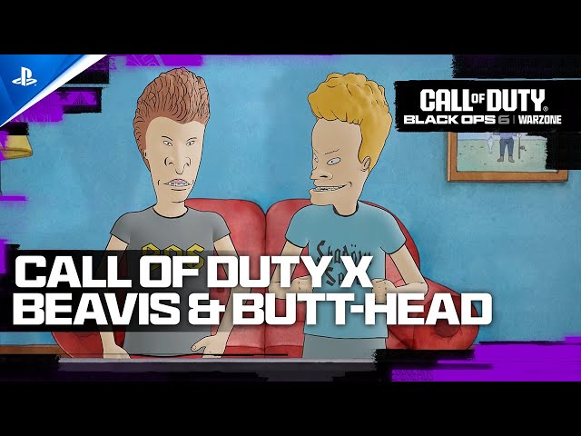 Call of Duty: Black Ops 6 & Warzone - Beavis & Butt-head Trailer | PS5 & PS4 Games