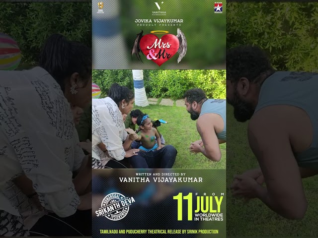 BTS Mrs & Mr #vanithavijaykumar #mrsandmr #july11 #comingsoon #movierelease