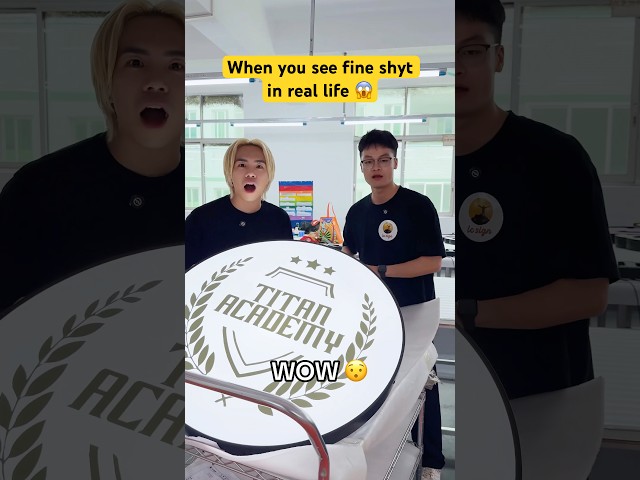 When you see fine shyt in real life 😱