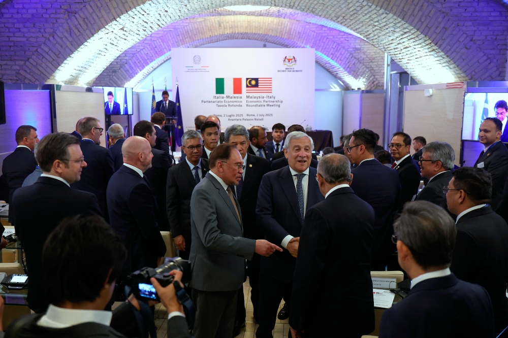 At Rome roundtable, Malaysia, Italy explore trade expansion in aerospace, digital and green tech sectors