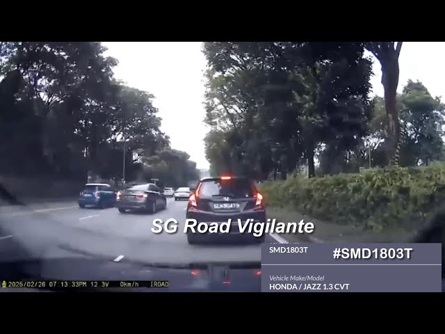 clementi road camcar get rear ended by honda jazz seek witness