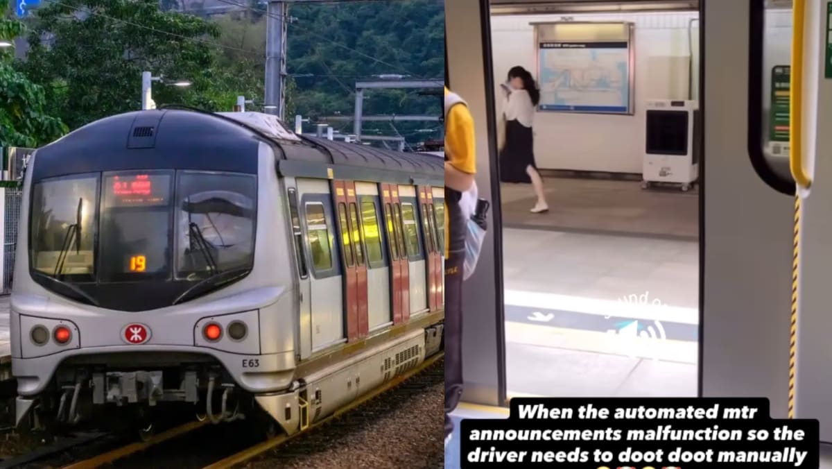 HK Train Captain Hilariously Mimics Door Closing Sound After Announcement Glitch