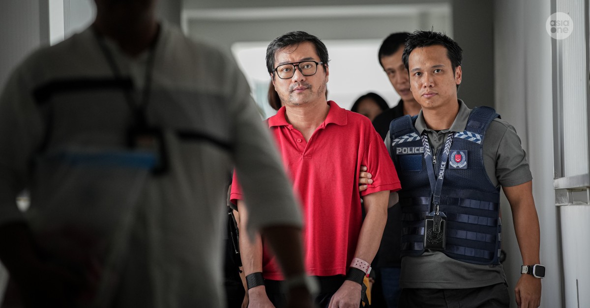 Sengkang murder: Man accused of killing mum brought to scene