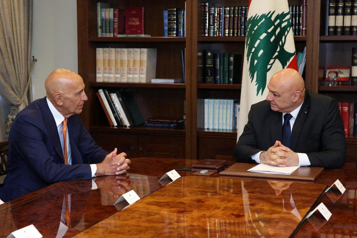 US envoy in Beirut for talks on Hezbollah disarmament as Israel ramps up strikes