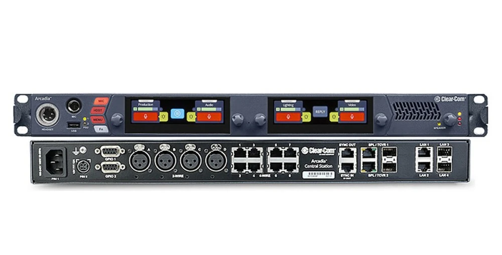 Clear-Com Expands Arcadia Central Station with Updates Including Panel Support