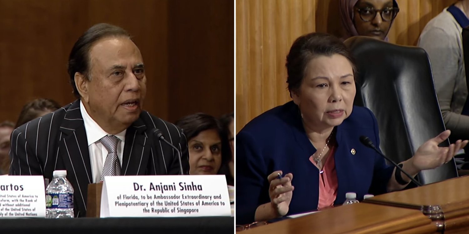 Trump’s nominee for ambassador to s’pore grilled in US senate hearing, gets trade numbers wrong