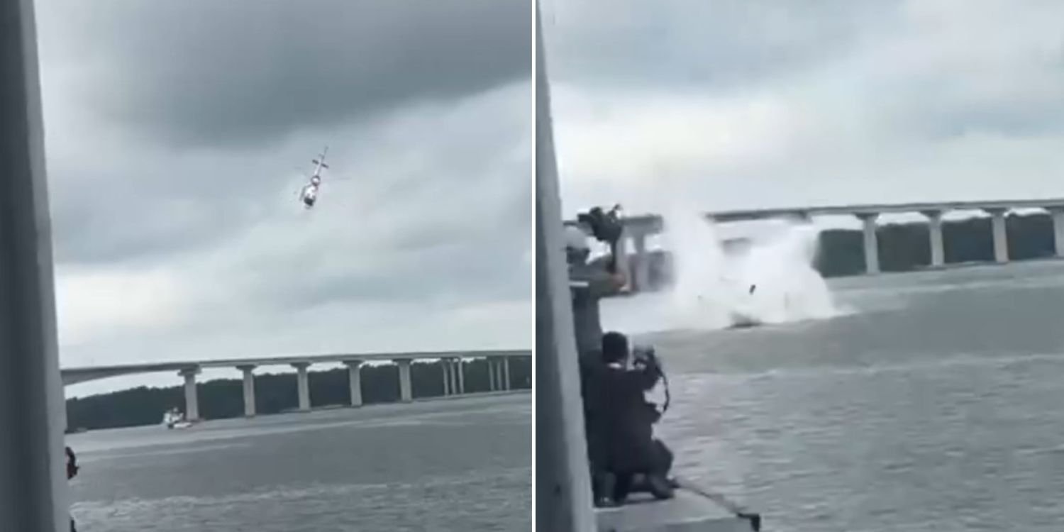 M’sian police helicopter crashes into river in johor, all 5 on board rescued