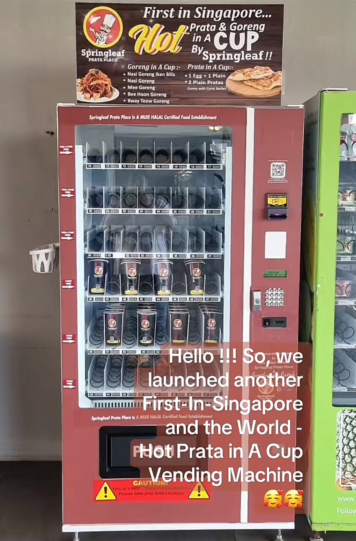 S’pore’s First Prata Vending Machine Dispenses Warm Prata & Curry, But There’s A Catch