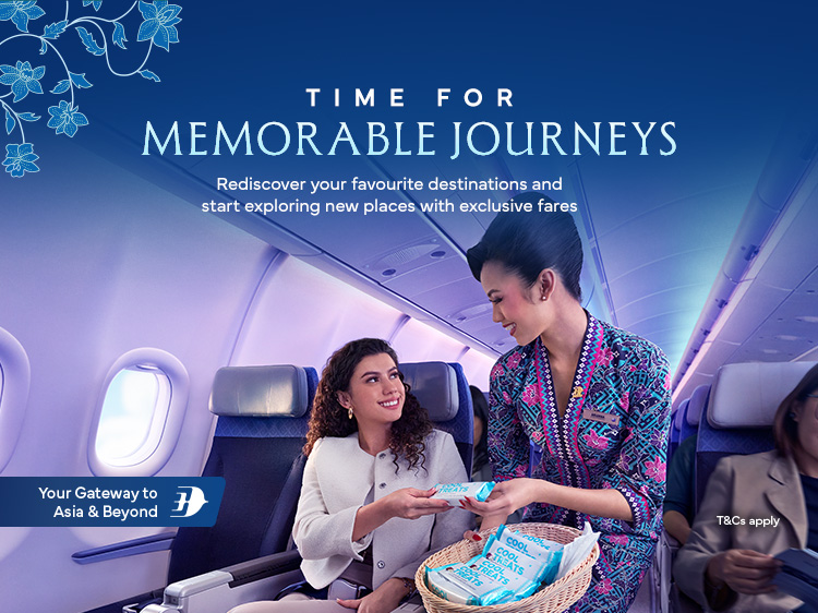 Malaysia Airlines’ ‘Time for Memorable Journeys’ campaign offers all-in return fares from RM119 domestic, RM559 international