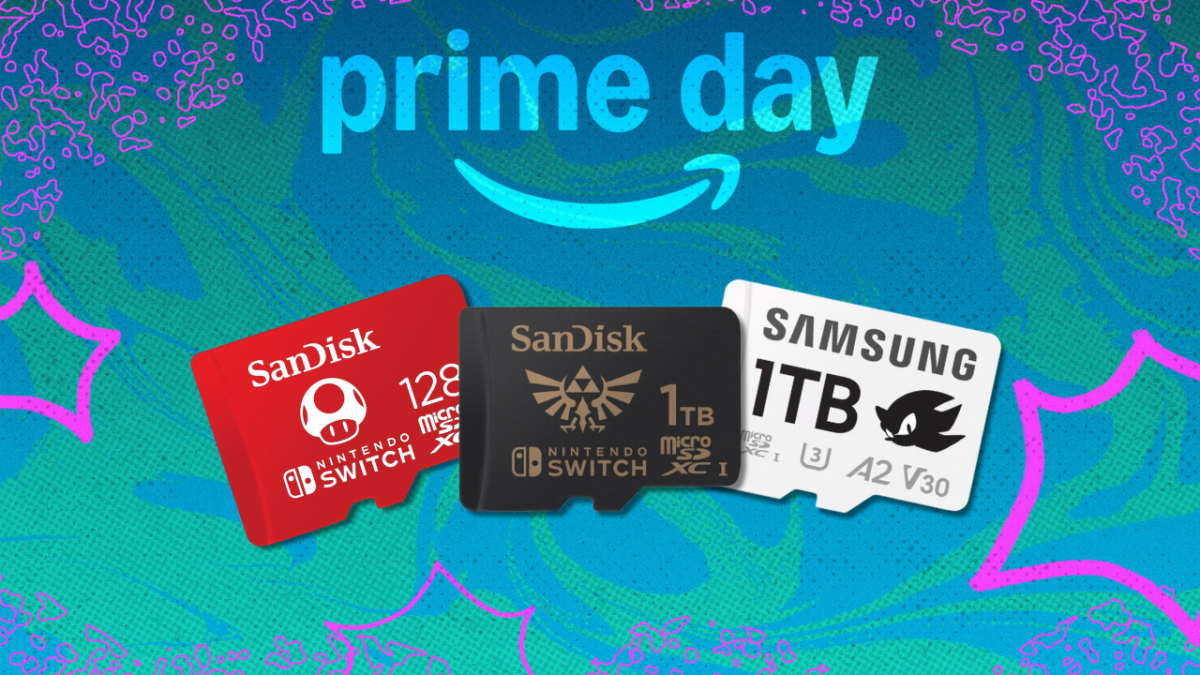 Now is your last chance to grab a Nintendo Switch microSD card on sale for Prime Day — save up to $50