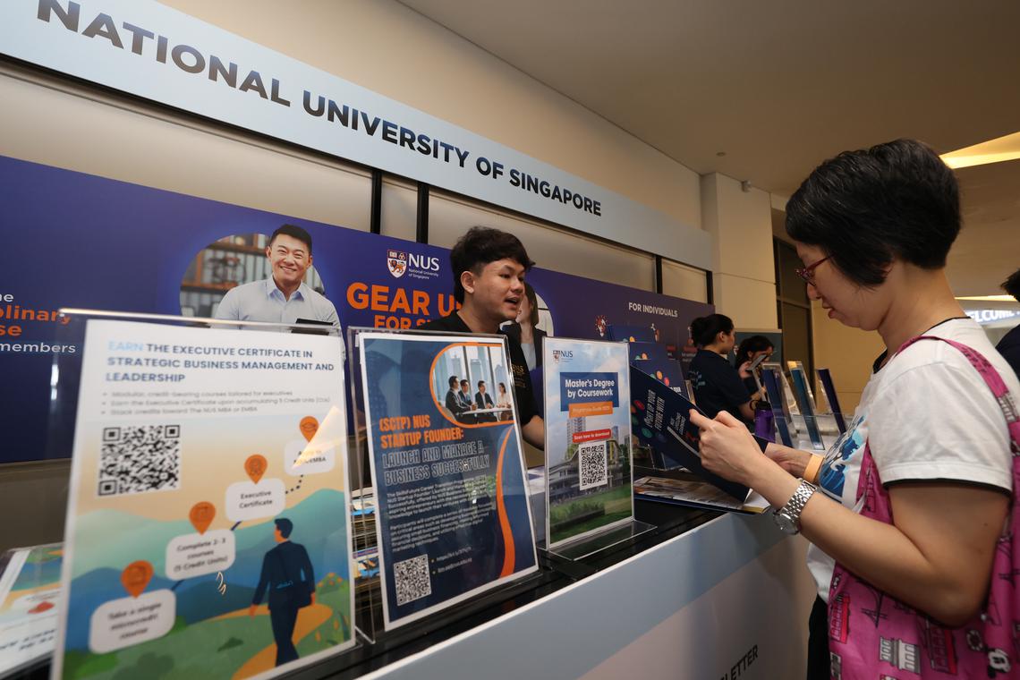 40% more sign-ups to programmes for adult learners at institutes of higher learning in last 5 years