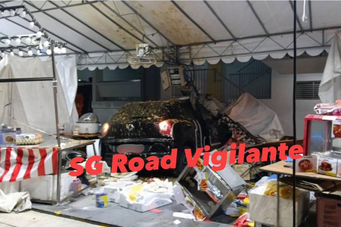 Driver arrested after 66-year-old woman dies in car crash at Geylang pasar malam