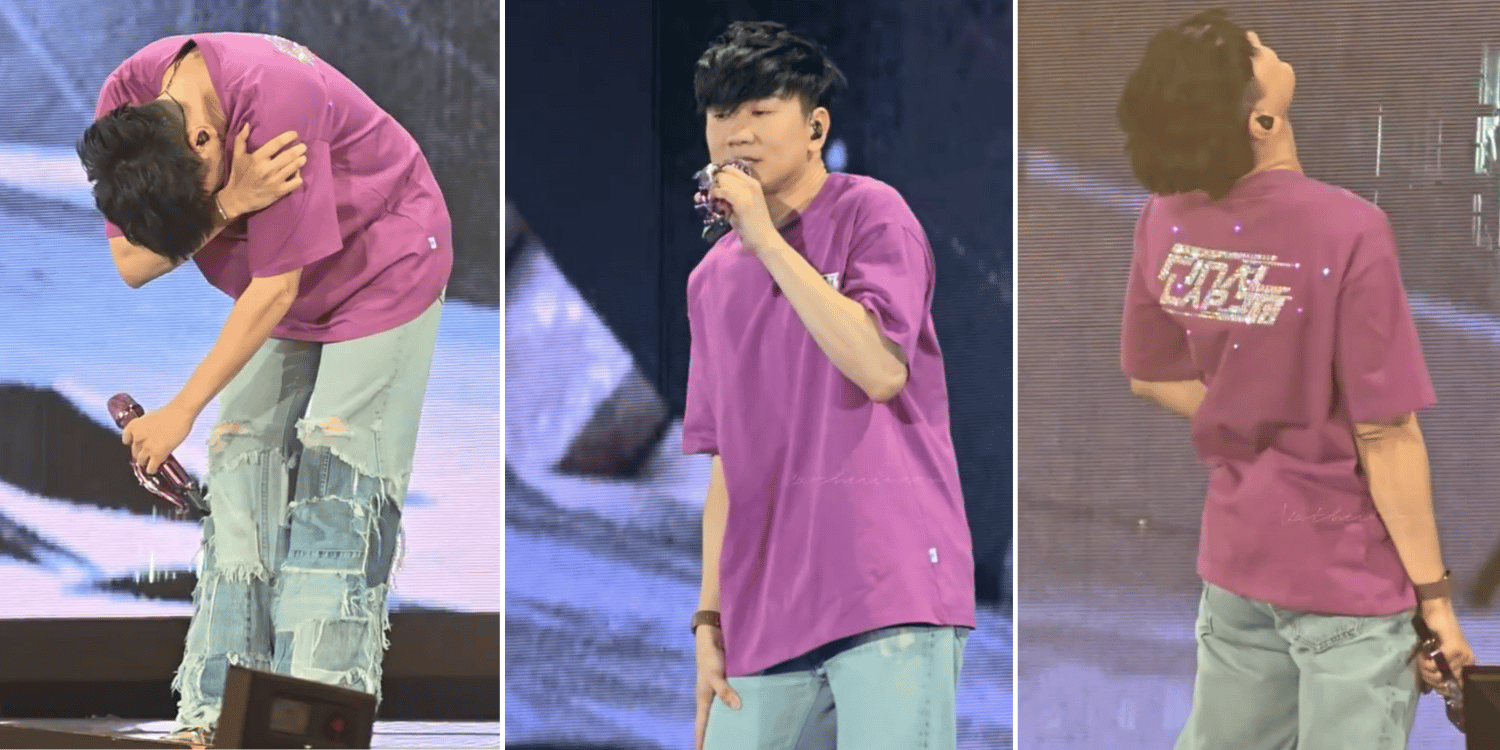 JJ Lin reveals heart condition during concert, continues performing despite apparent discomfort