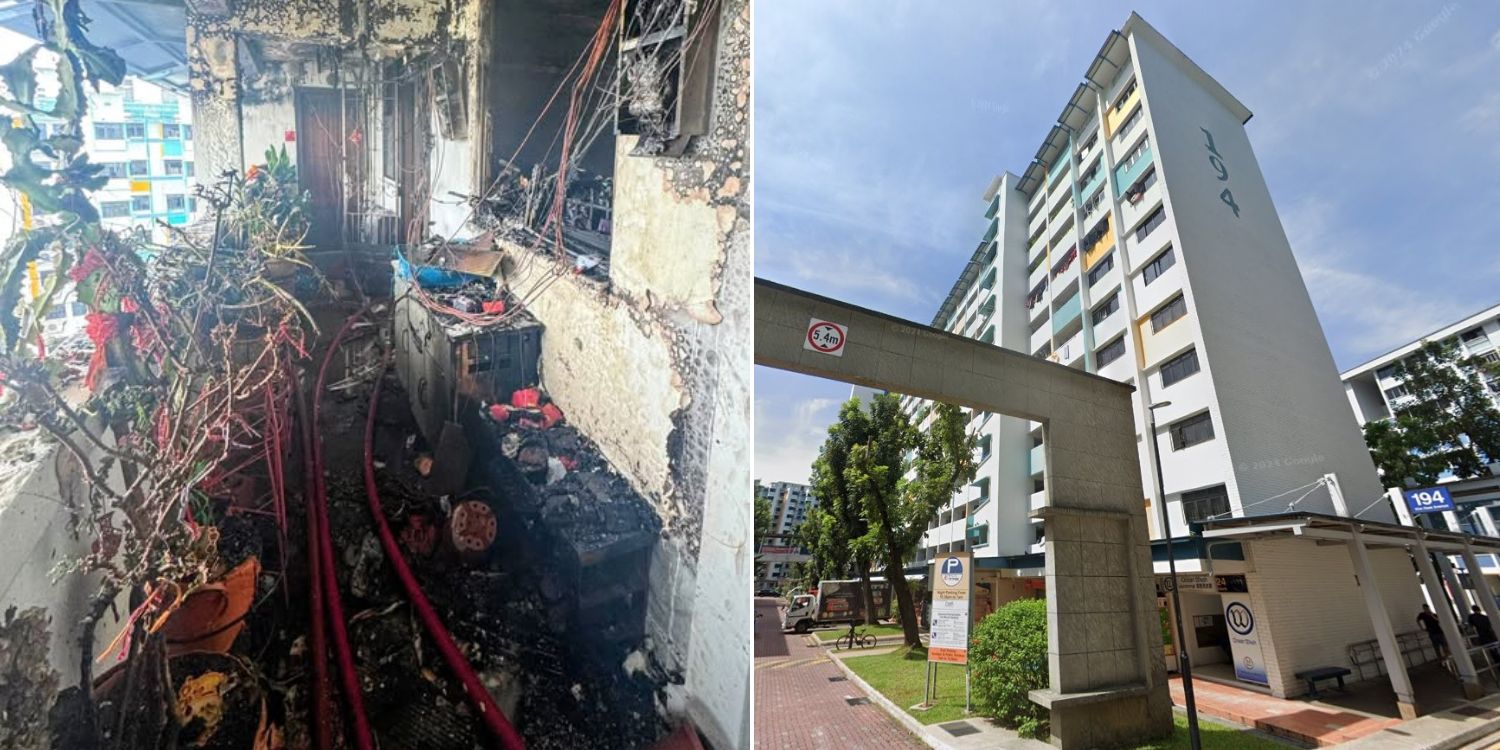 Charging phone catches fire & burns down Toa Payoh flat, 6-year-old boy sent to hospital