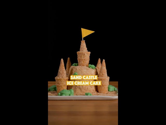 Can You Believe This Sandcastle Is An Ice Cream Cake?