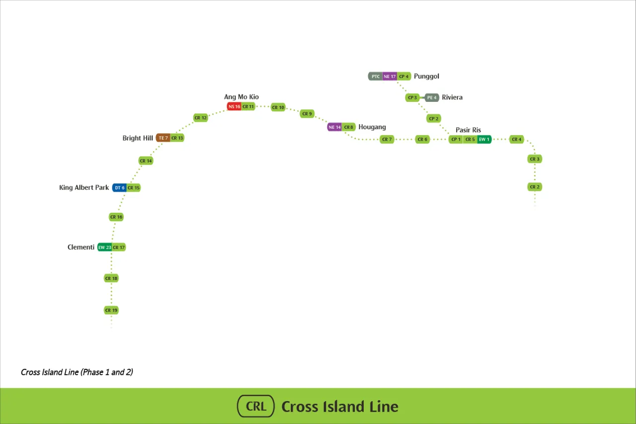 The new Cross Island Line connecting Changi to Jurong is slated to open from 2030