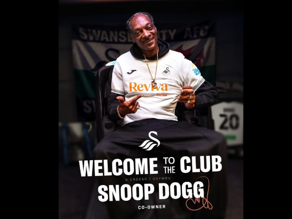 ‘An underdog that bites back’: Snoop Dogg is new Swansea City co-owner in shock football move