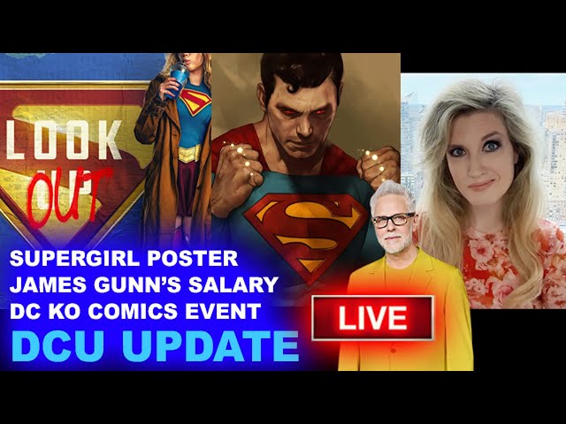 Supergirl Poster 2026 Milly Alcock, James Gunn DC Salary, DC KO Comic Event - DC Studios UPDATE