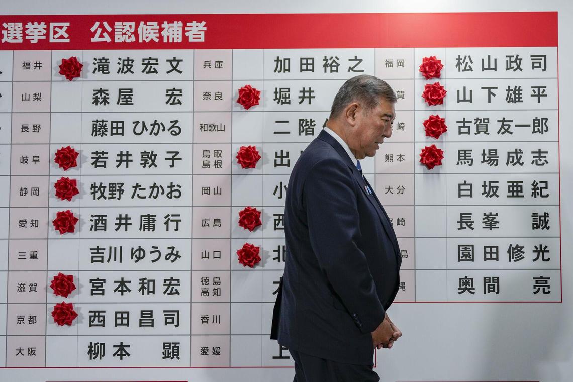 Japan’s Ishiba vows to stay on despite historic election setback