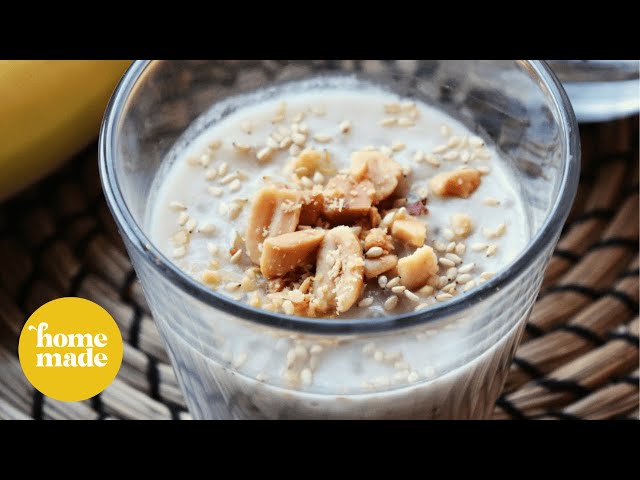 Tapioca Pudding with Caramelized Banana and Salty Roasted Peanuts