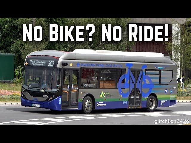 Inside the London Bus only Cyclists can ride: Silvertown Cycle Shuttle