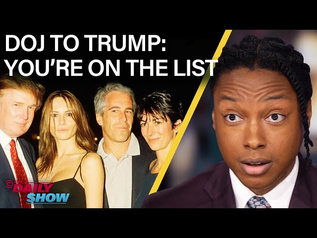 Trump Knew He Was In The Epstein Files, Launches Attack on Obama | The Daily Show