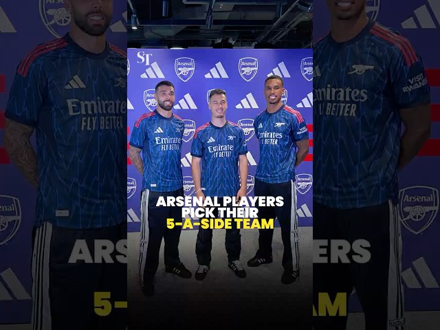 Arsenal players pick their "5-a-side team"