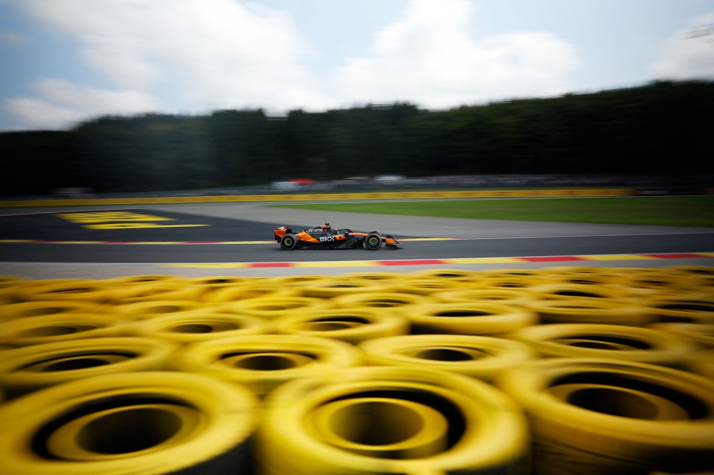 Piastri stuns Spa with record lap to beat Verstappen to sprint pole