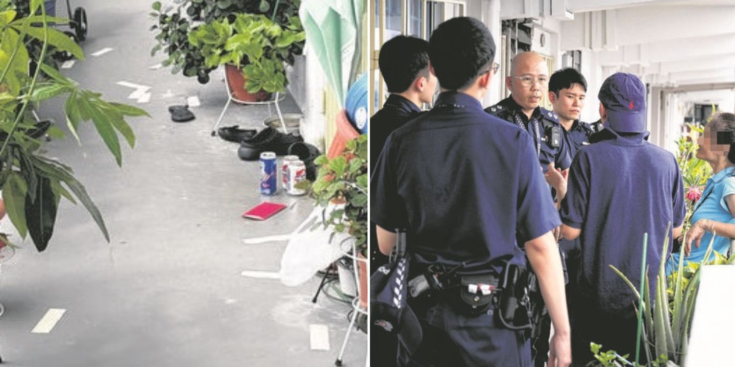 Woman’s father scatters joss paper outside her Boyfriend’s flat when she refuses to go home