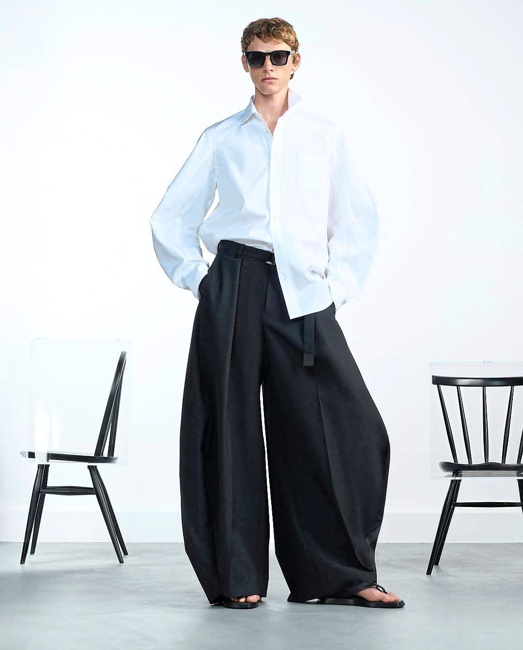 Let it stylishly hang loose: Untucked shirts are all the rage right now