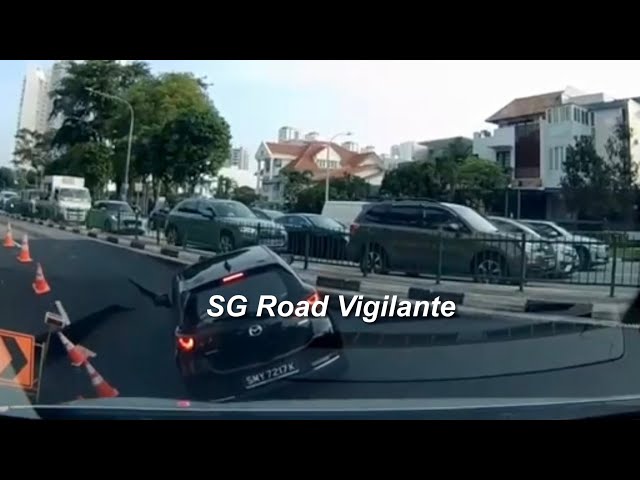 tanjong katong road south mazda fall inside sinkhole