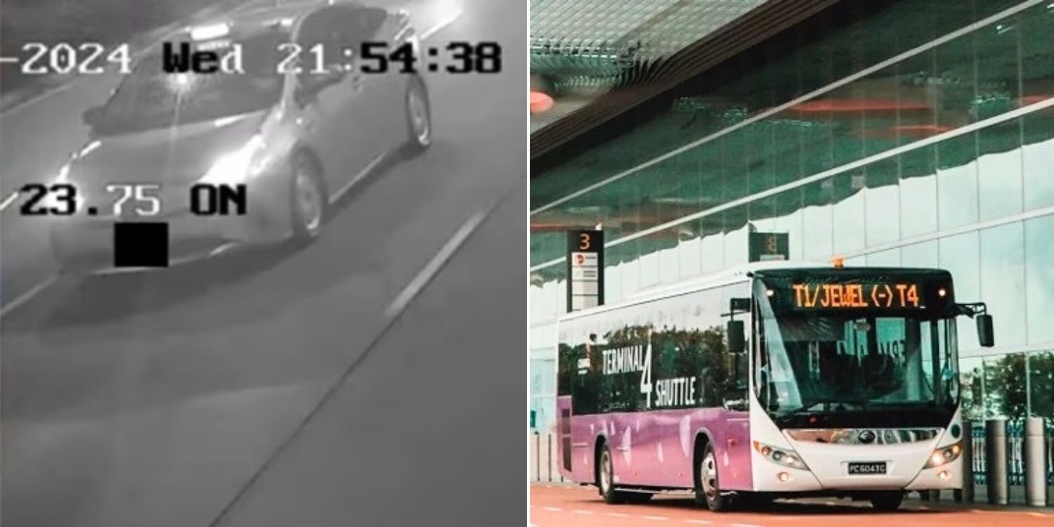 Taxi driver fined s$2,500 for shining laser pointer at Changi Airport shuttle bus
