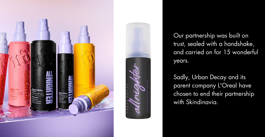 Urban Decay Parts Ways with Skindinavia After 15 Years — Here’s What It Means for Your All Nighter Setting Spray