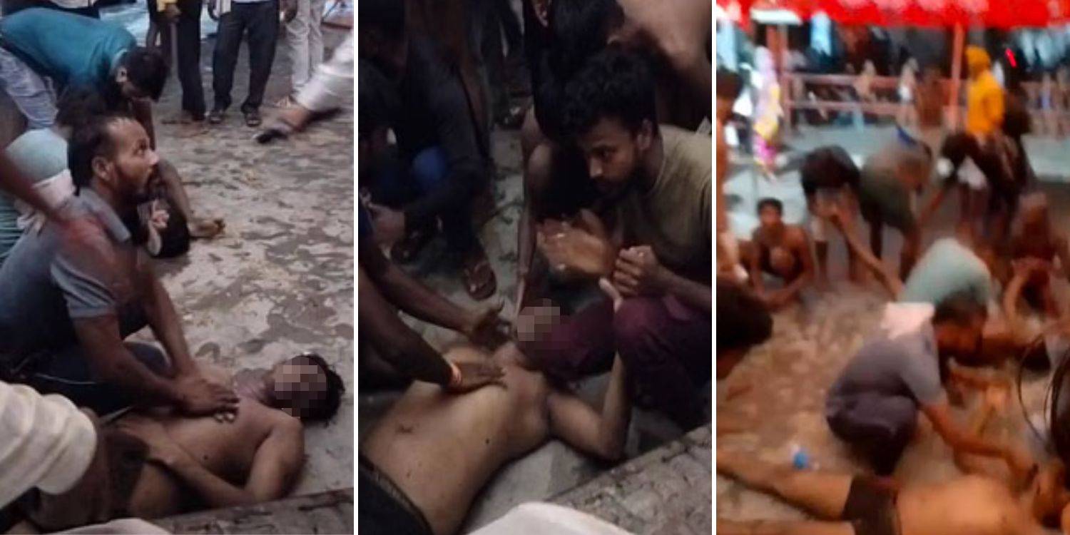 2 Dead after monkeys snap electric wire & trigger stampede at temple in India