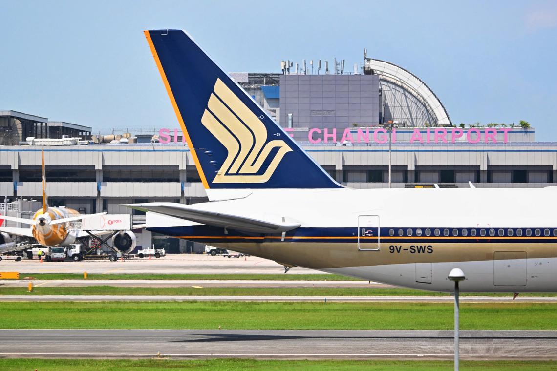 SIA shares tumble 6.8% after first-quarter profit slide