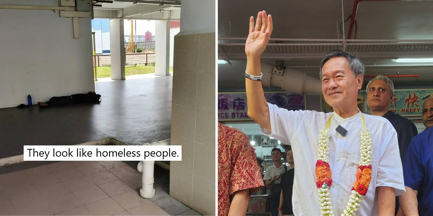 Tan Kin Lian slammed for questioning ‘homelessness’ & ‘crime’ upon seeing foreign workers resting at HDB void deck 