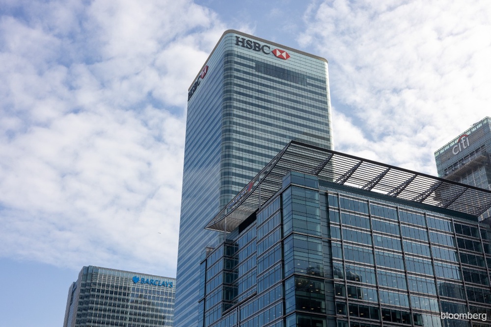 HSBC has shut a quarter of floors in Canary Wharf tower