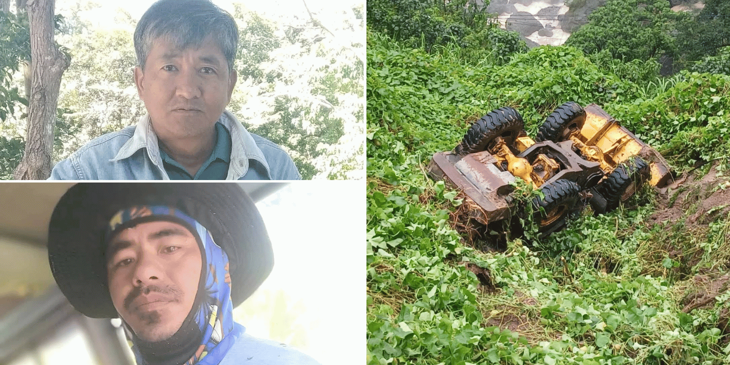2 Responders dead after loader plunges into ravine during landslide clearing in the Philippines