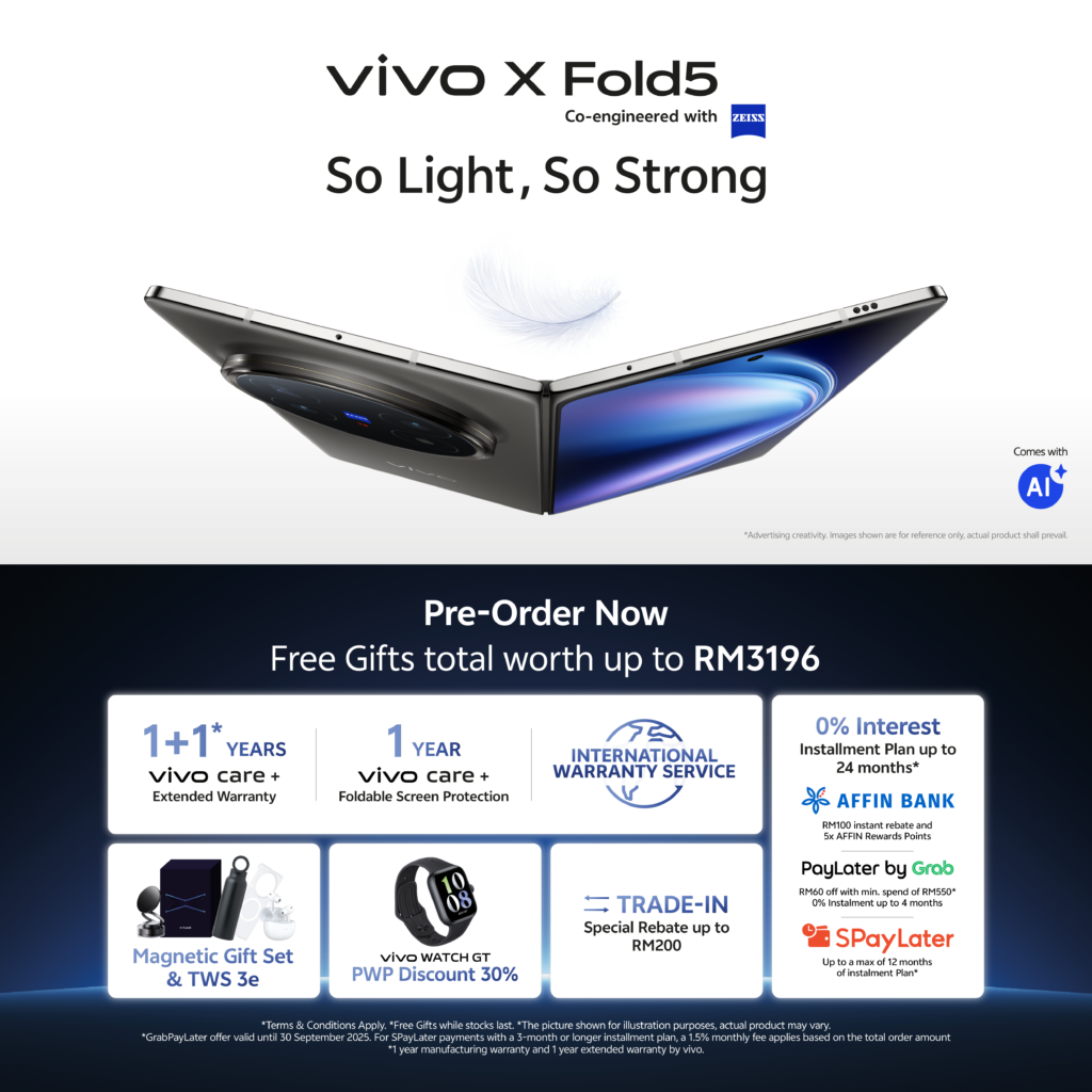 Foldable Power, Pocketable Size—Discover The New vivo X Fold5