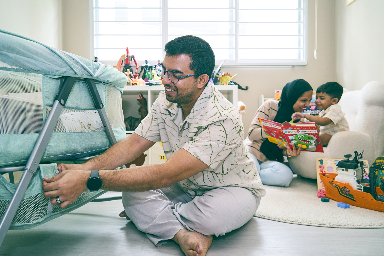 ‘Switching careers just as I became a dad was risky, but I had to do it for my family’