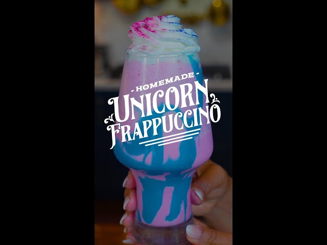 Make Your Own Unicorn Frappuccino | Starbucks Copycat Recipe!
