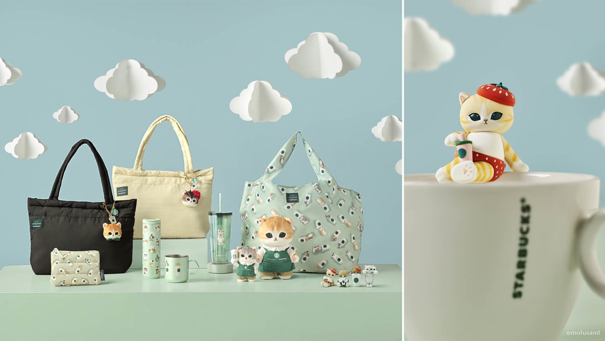Mofusand & Starbucks Singapore Limited Edition Collection Launches Aug 13; Expect Cute Cup Clips, Plushies, Totes & More