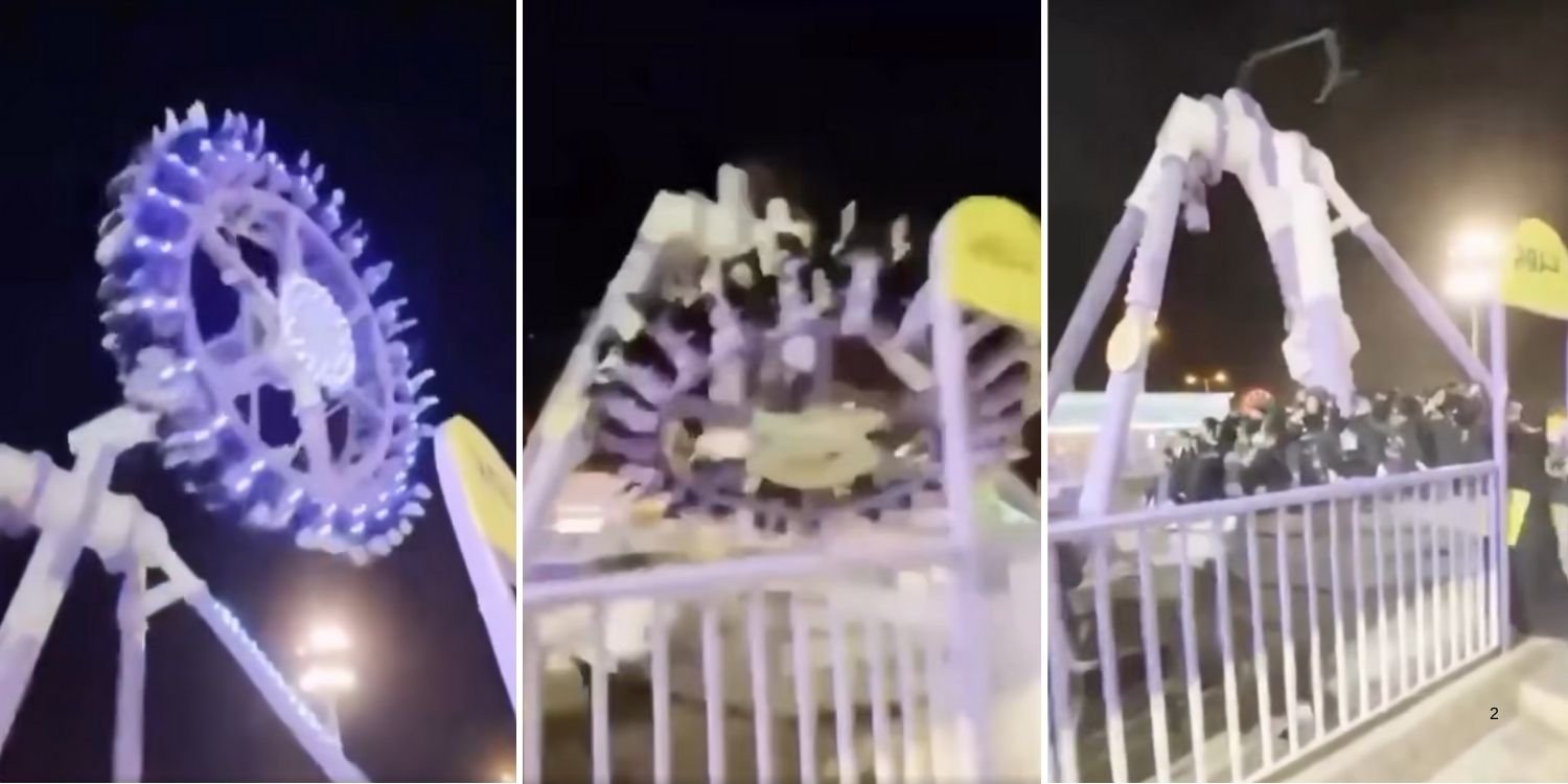 23 Injured after saudi amusement park ride snaps mid-air