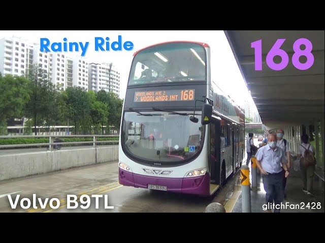 Rainy Expressway Ride on a Volvo | on [SBST]